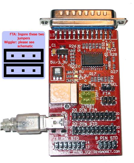 TIAO USB Powered Buffered Wiggler/FTA JTAG Programmer Manual - TIAO's Wiki